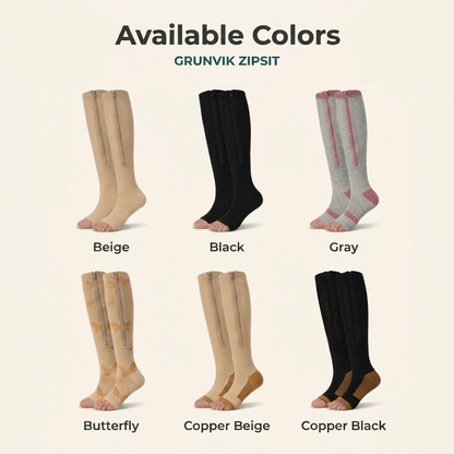 ZipSit™ | Compression Socks