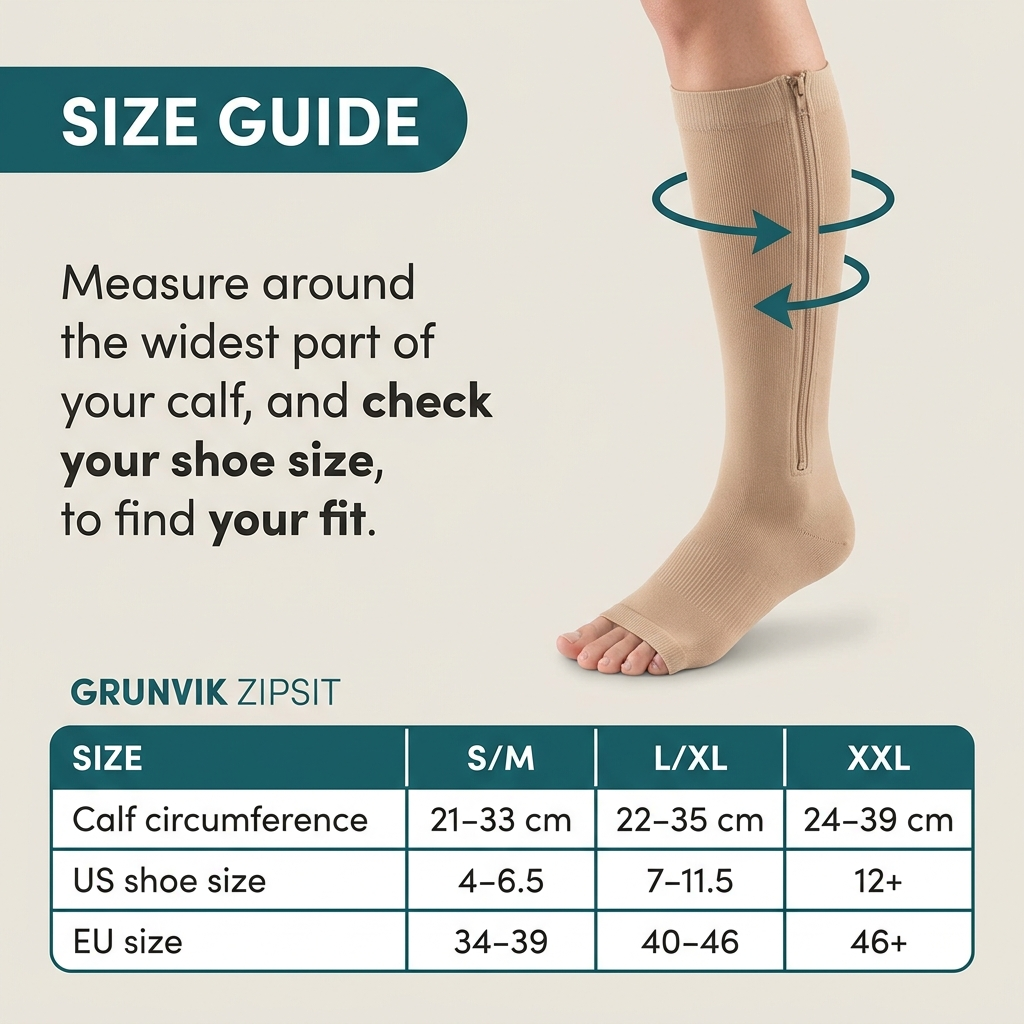 ZipSit™ | Compression Socks